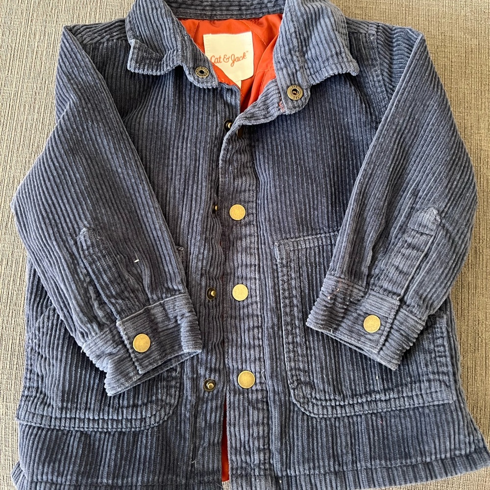 Cat & Jack Navy Corduroy Kids Jacket